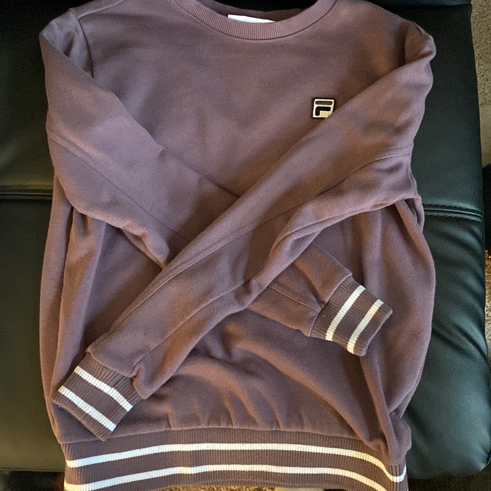purple oversized hoodie xs